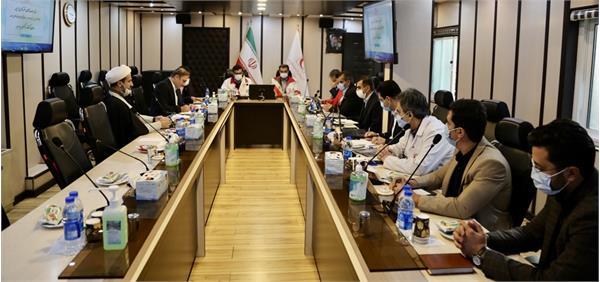 Joint meeting held between MPO's managing director, acting manager of Helal Iran pharmaceutical and clinical complex