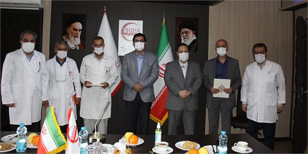بازدید مدیرعامل سازمان تدارکات پزشکی از شرکت تجهیزات پزشکی هلال ایران