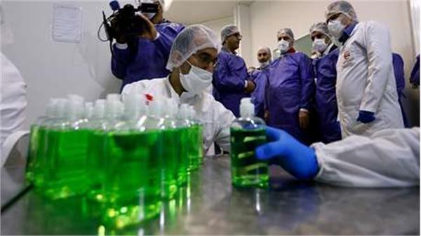 مدیرعامل سازمان تدارکات پزشکی جمعیت هلال ‌احمر خبر داد: تولید بیش از ۱۱۱ هزار لیتر محلول ضدعفونی کننده دست در هلال احمر