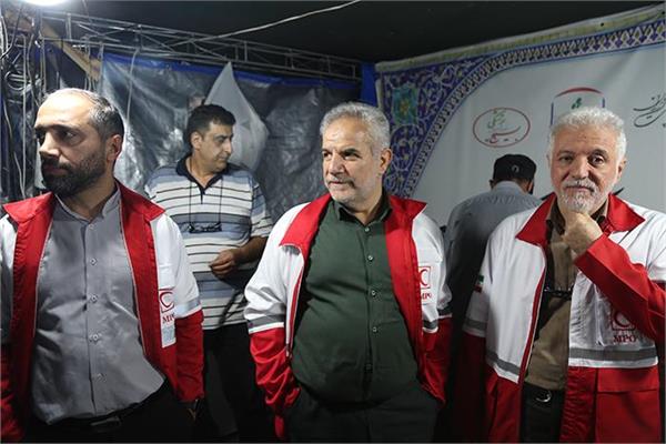 توزیع نمادین واکسن آنفولانزا در موکب جامعه پزشکی  1