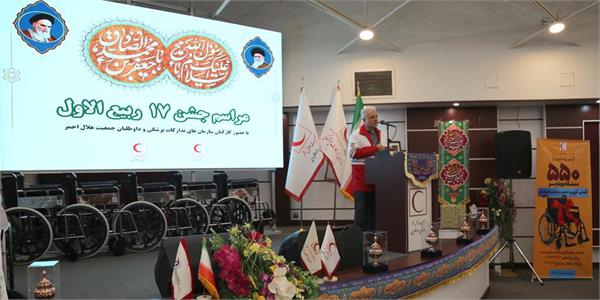 مراسم باشکوه بزرگداشت ولادت پیامبر اسلام (ص) و امام صادق (ع) با مشارکت سازمان تدارکات پزشکی برگزار شد