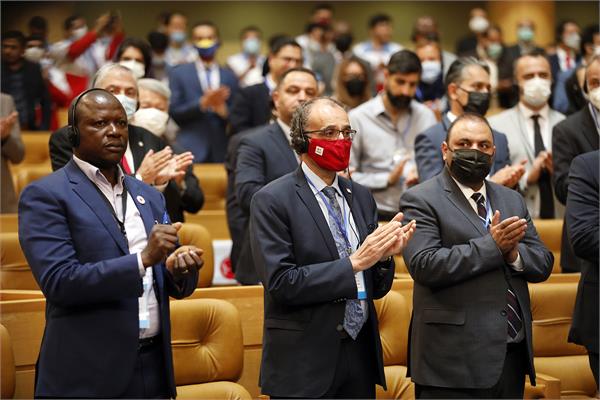 مراسم گرامیداشت یکصدمین سالروز تاسیس جمعیت هلال احمر ایران برگزار شد 12