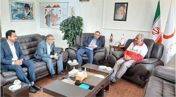 بازدید نمایندگان سازمان تدارکات پزشکی ازمرکزتوزیع سها هلال در زاهدان