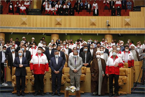 مراسم گرامیداشت یکصدمین سالروز تاسیس جمعیت هلال احمر ایران برگزار شد 11