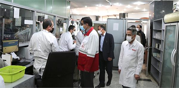 بازدید نوروزی مدیرعامل سازمان تدارکات پزشکی از داروخانه مرکزی هلال احمر