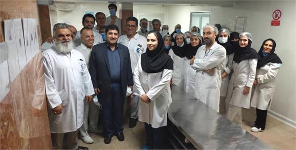 بازدید دکتر آزادی هیئت مدیره سازمان تدارکات پزشکی از شرکت داروسازی سها