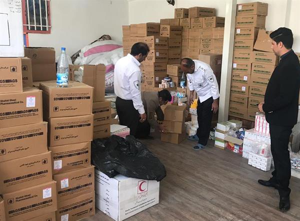 محموله دارویی سازمان تدارکات پزشکی تحویل دانشگاه علوم پزشکی لرستان شد