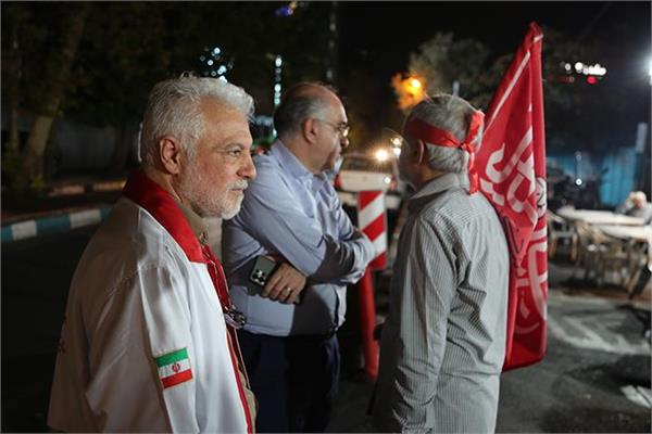 توزیع نمادین واکسن آنفولانزا در موکب جامعه پزشکی  5