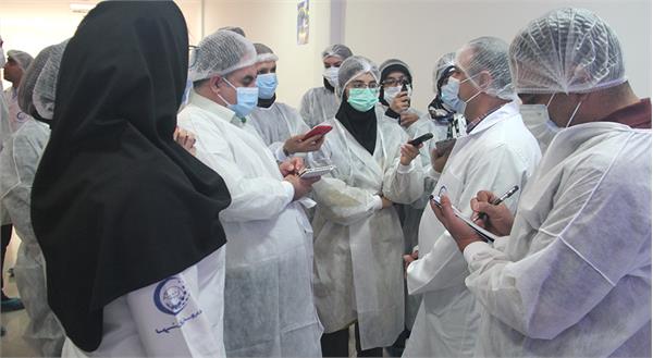 بازدید اصحاب رسانه از شرکت های تولیدی سازمان تدارکات پزشکی
