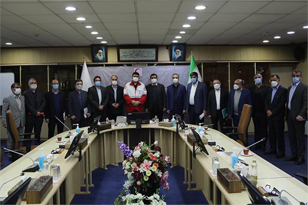 نشست رئیس جمعیت هلال احمر با مدیر عامل و مدیران عامل شرکت های تابعه  2