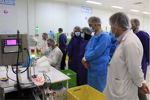 بازدید نمایندگان صلیب سرخ ارمنستان و جمعیت هلال احمر تاجیکستان از شرکت تجهیزات پزشکی هلال ایران 2