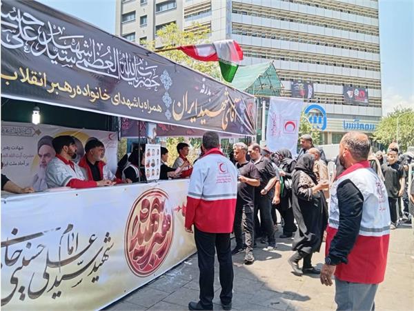 حضور پرشور سازمان در مراسم تشییع رهبر شهید ایران 28