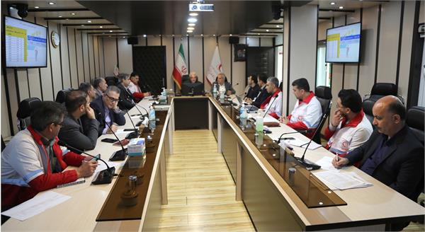 جلسه ارزیابی و پایش عملکرد سال جاری  شرکت پخش سها هلال