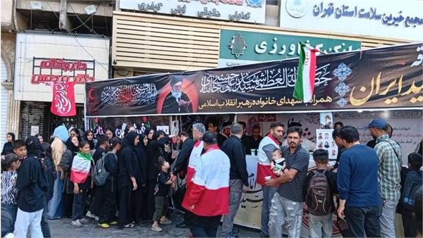حضور پرشور سازمان در مراسم تشییع رهبر شهید ایران 27