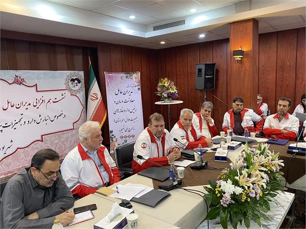 برگزاری نشست هم افزایی مدیران عامل جمعیت های هلال احمر استان ها 7