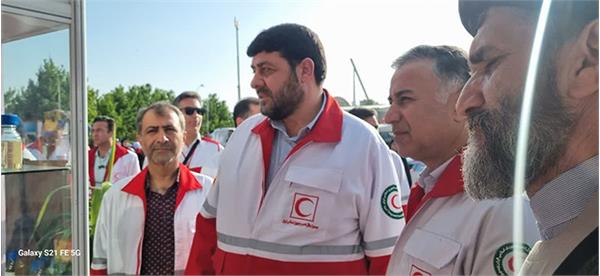 بازدید دکتر کولیوند از نمایشگاه توانمندی ها و دستاوردهای جمعیت هلال احمر  1