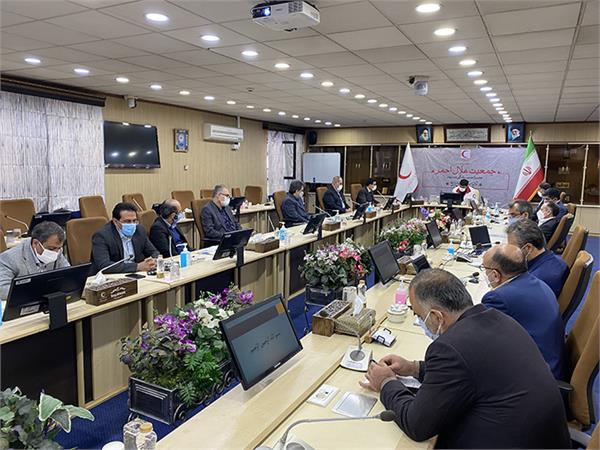 نشست رئیس جمعیت هلال احمر با مدیر عامل و مدیران عامل شرکت های تابعه  3