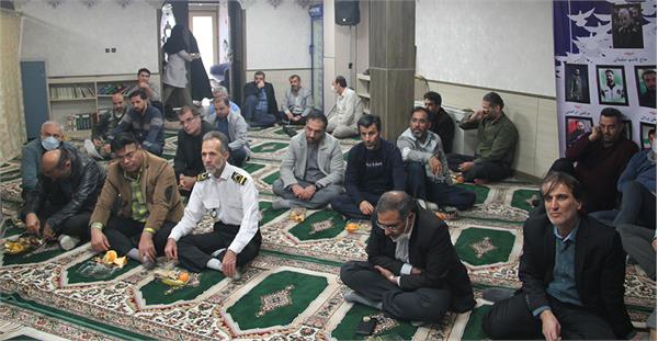 برگزاری مراسم گرامیداشت هفته بسیج در سازمان تدارکات پزشکی