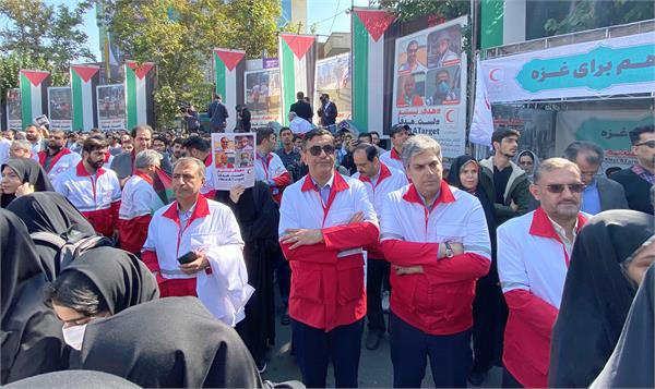 گردهمایی پرشور جامعه سلامت ایران در دفاع از فلسطین