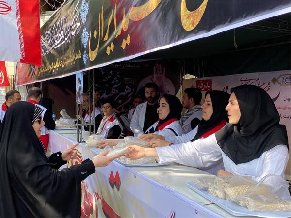 حضور پرشور سازمان در مراسم تشییع رهبر شهید ایران 26