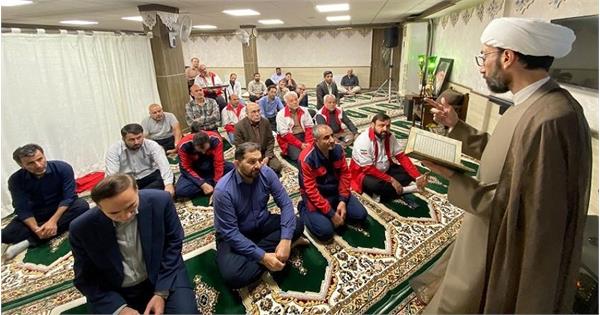 آیین سوگواری شهادت امام حسن عسکری (ع) و بزرگداشت آقای شهید ایران در سازمان تدارکات پزشکی برگزار شد