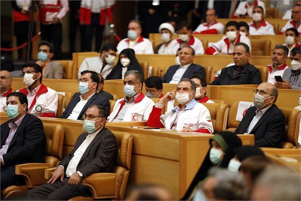 مراسم گرامیداشت یکصدمین سالروز تاسیس جمعیت هلال احمر ایران برگزار شد 5