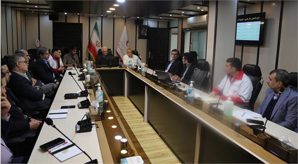 جلسه ارزیابی و پایش عملکرد سال جاری  شرکت بازرگانی سها کیش