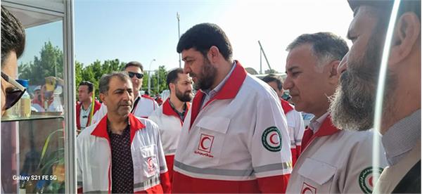 بازدید دکتر کولیوند از نمایشگاه توانمندی ها و دستاوردهای جمعیت هلال احمر  2