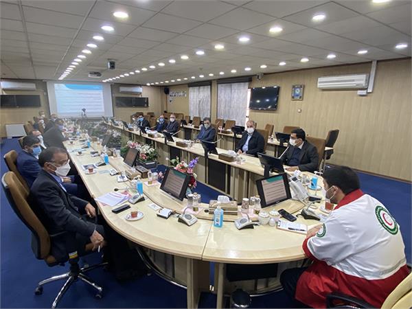 نشست رئیس جمعیت هلال احمر با مدیر عامل و مدیران عامل شرکت های تابعه  6