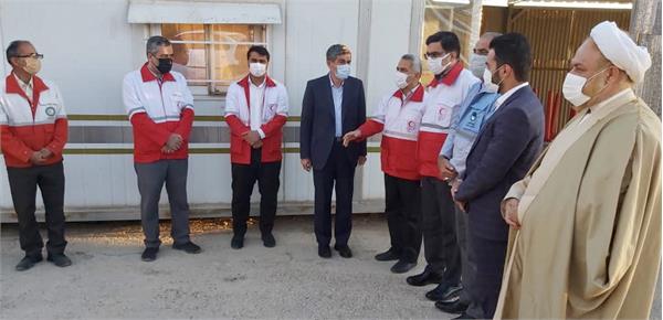 بازدید  مدیرعامل سازمان تدارکات پزشکی از پایگاه امداد کوهستان دراک هلال احمر استان فارس